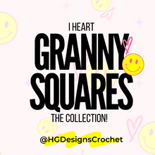 Load image into Gallery viewer, I HEART GRANNY SQUARES - the collection
