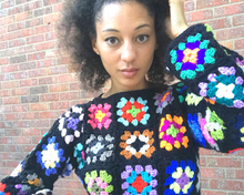 Load image into Gallery viewer, Promise - a granny square dress
