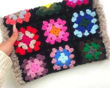 Load image into Gallery viewer, Toasty - a granny square hand cosy
