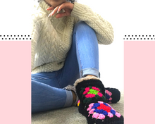 Load image into Gallery viewer, Snuggs - granny square slipper boots
