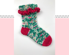 Load image into Gallery viewer, Festivities - crochet Socks
