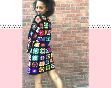 Load image into Gallery viewer, Promise - a granny square dress
